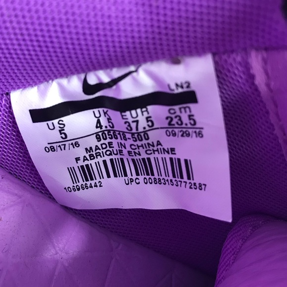 NikeLab Air Force 1 Low Purple Stardust W AUTHENT - Picture 7 of 8